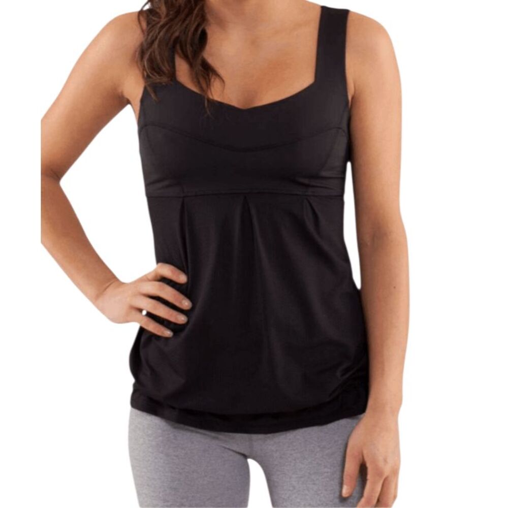 LULULEMON ATHLETICA Tame Me Tank In Black Size 4